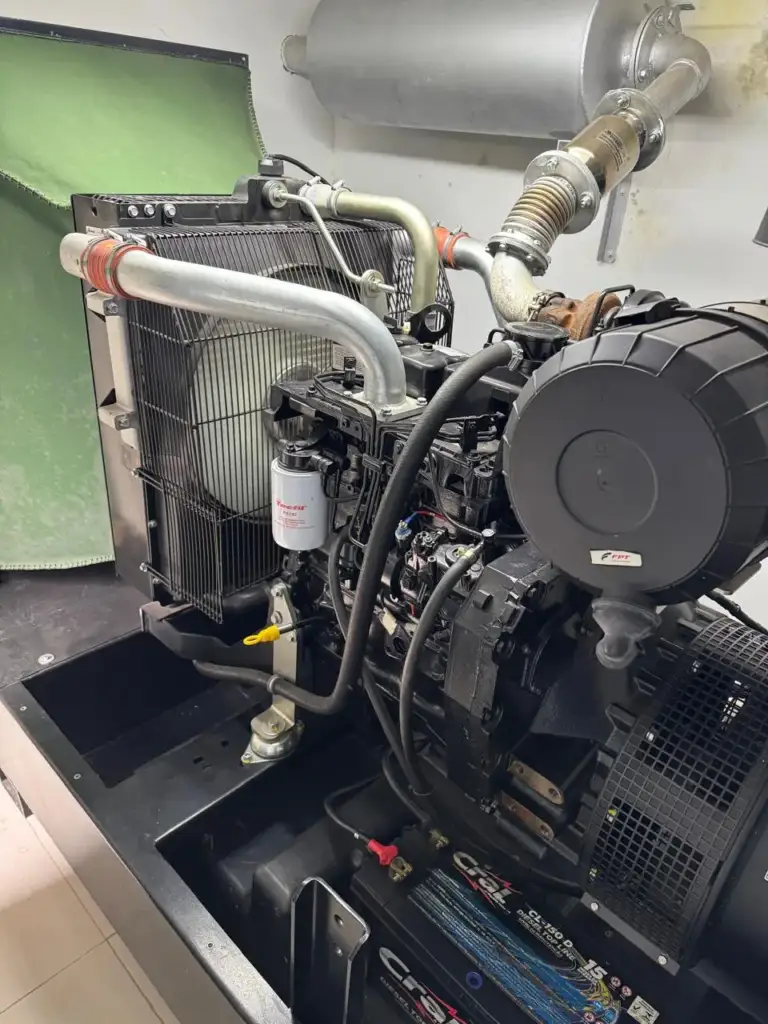 Motor de gerador a diesel com filtro de ar
