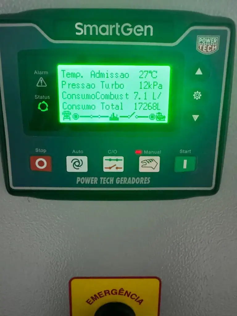 Tela da USCA SmartGen personalizada Power Tech Geradores